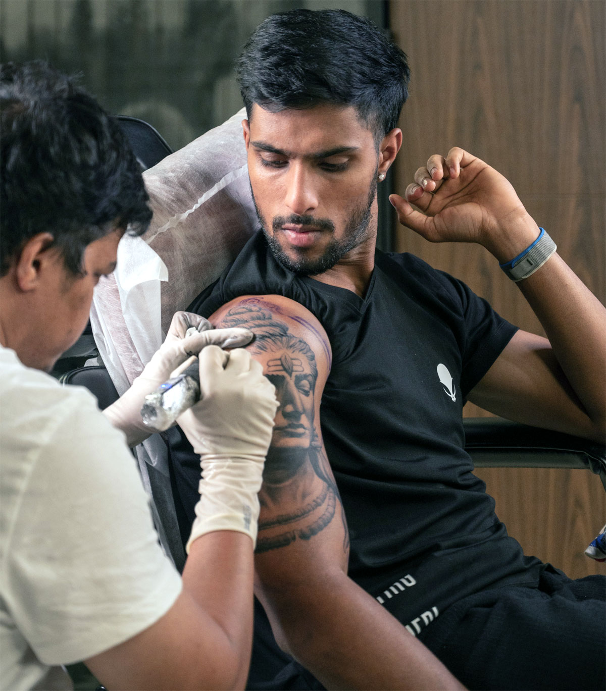 Mahadev tattoo  Hand tattoos for guys Trishul tattoo designs Mahadev  tattoo