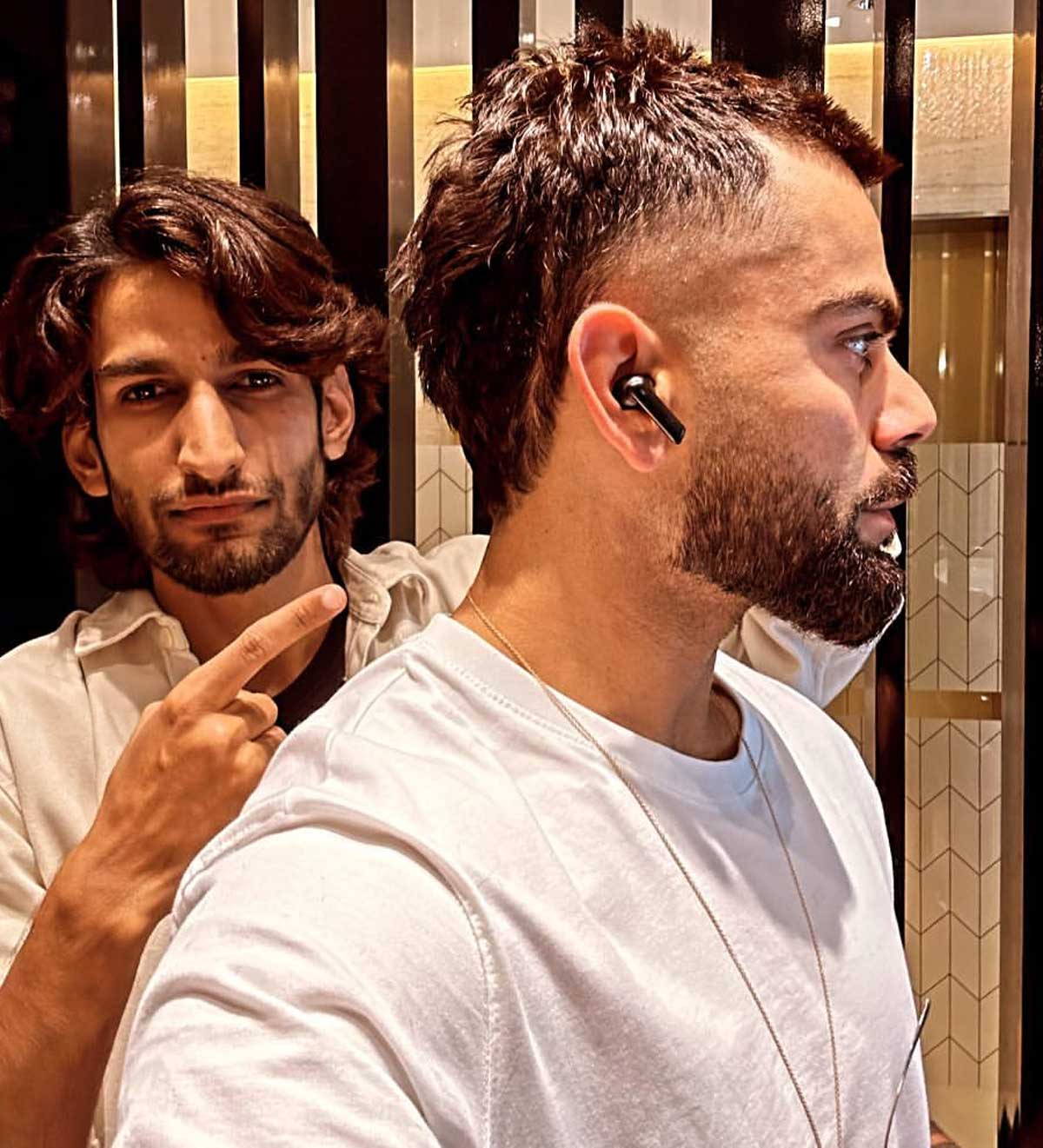 virat.kohli flaunts his new hairstyle ahead of Asia Cup 2023. He looks  uber-cool. What do you think? #ViratKohli #AsiaCup2023… | Instagram