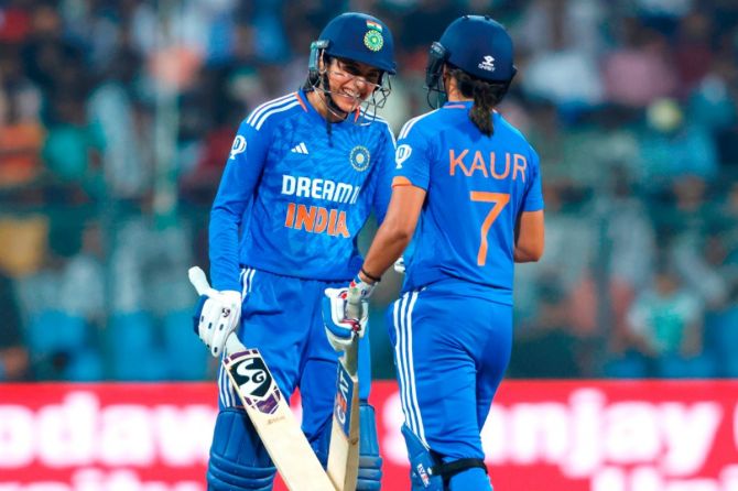 Smriti Mandhana's run-a-ball 48 was inclusive of five fours and two sixes