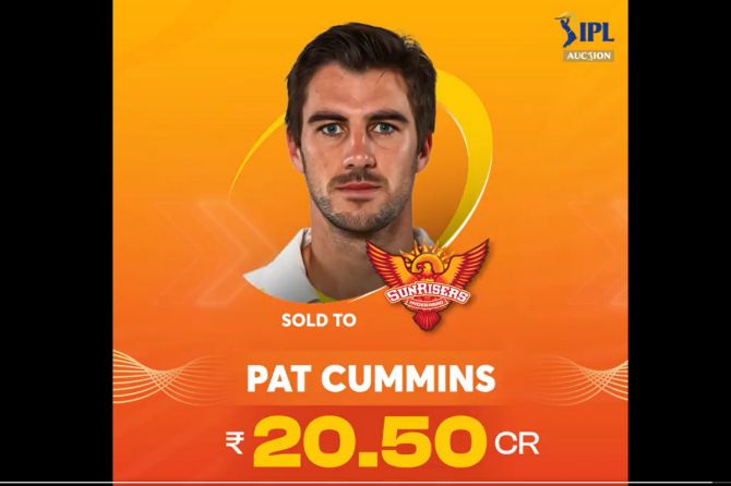 The price tag won't add pressure on Sunrisers Hyderabad captain Pat Cummins, reckons Steve Smith