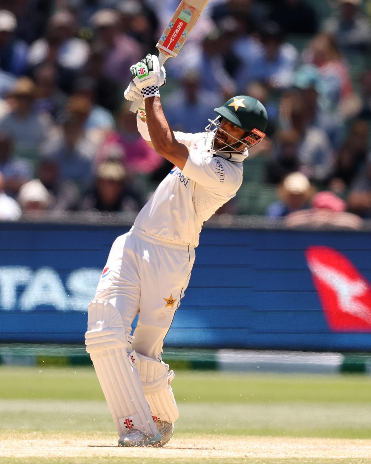 Pakistan captain Shan Masood scored 60 in the second innings