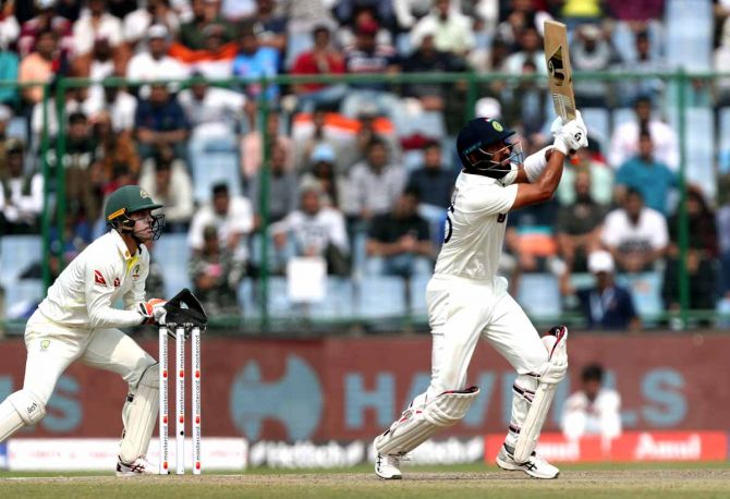 Playing his 100th Test, Cheteshwar Pujara hit the winning runs for India with s boundary.