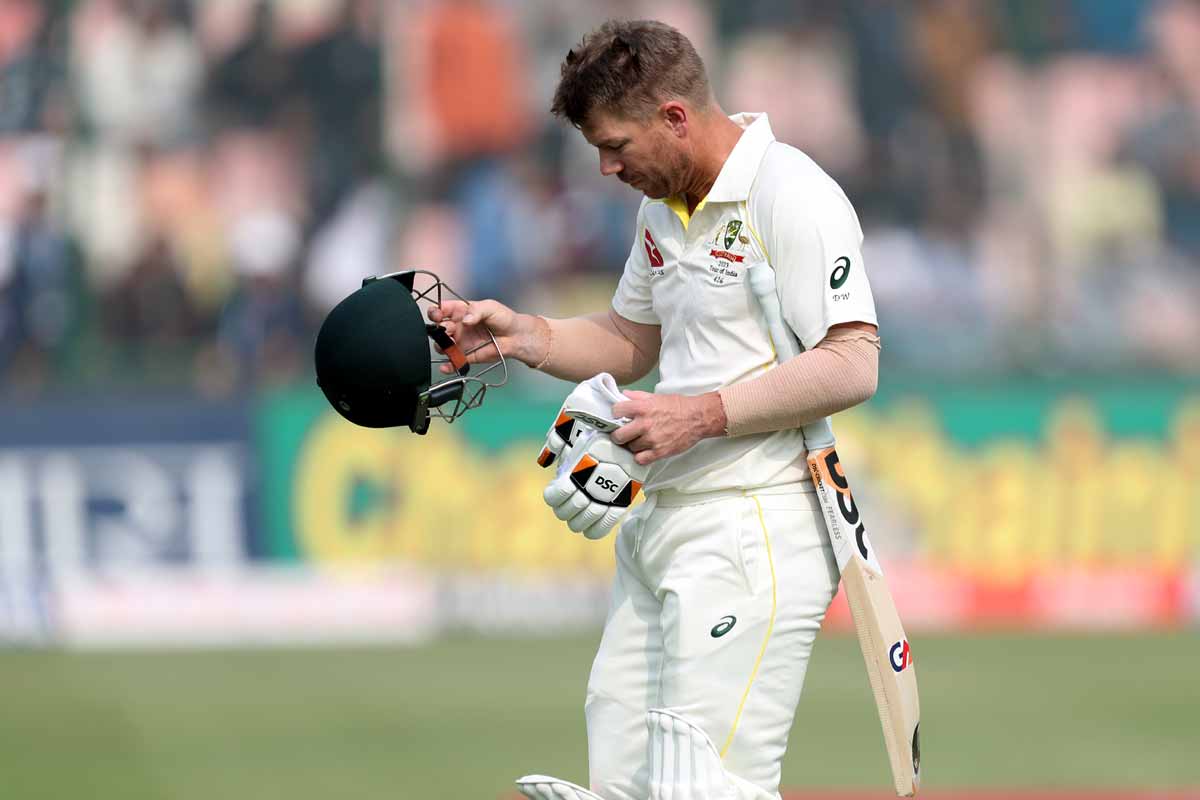 David Warner had a torrid tour of India, where he scored 1, 10 and 15 in three innings before returning home mid-way through the ongoing series with a fractured elbow.