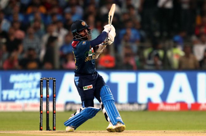 Opener Kusal Mendis hit 3 fours and 4 sixes en route a 31-ball 52.