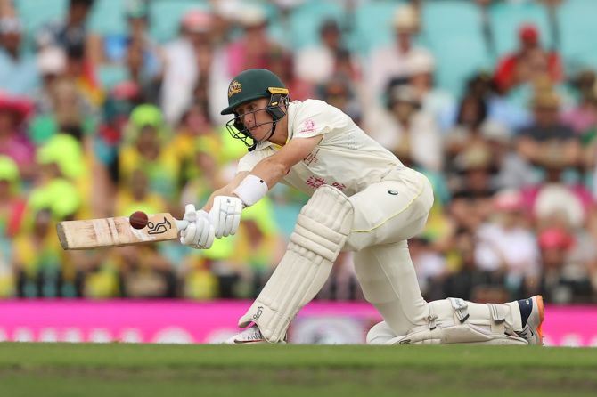 Marnus Labuschagne knows Indian bowlers can be a threat with the Dukes ball