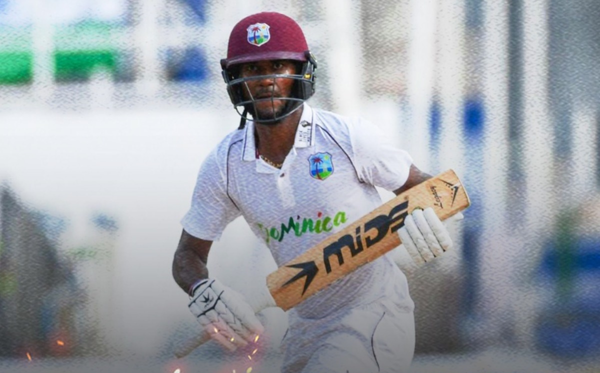Kraigg Brathwaite used his enormous powers of concentration to frustrate the Indian attack.