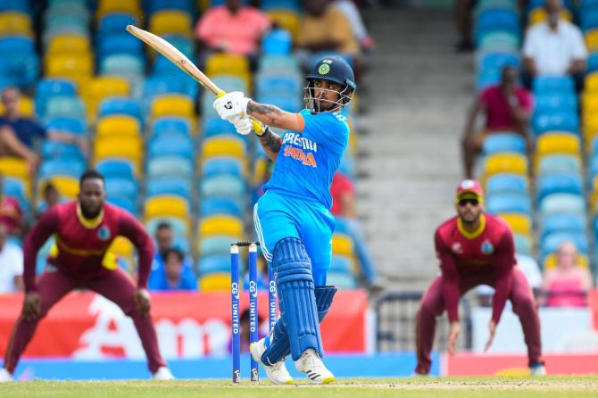 Ishan Kishan scored his second half-century of this series with a run-a-ball 55
