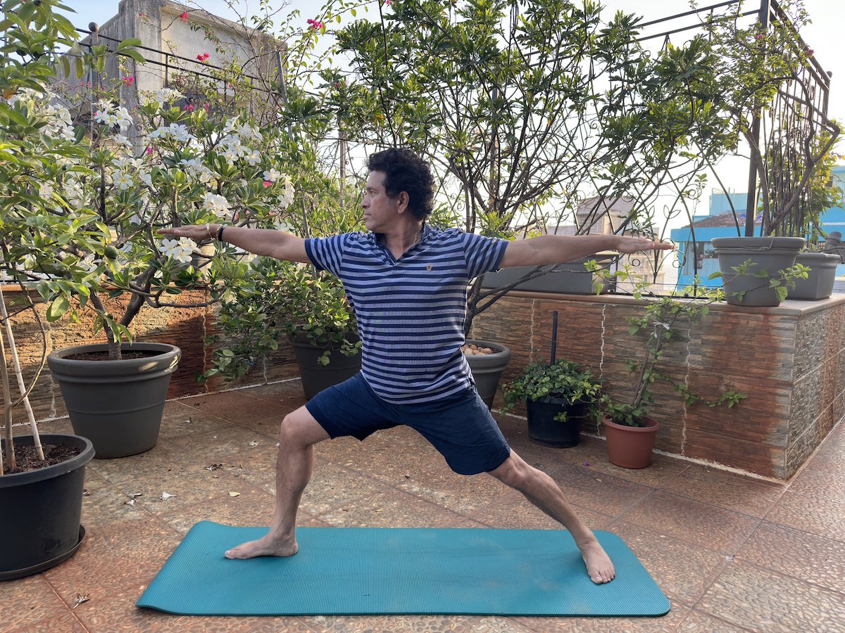 Seen Sachin Doing Yoga? – Rediff Cricket
