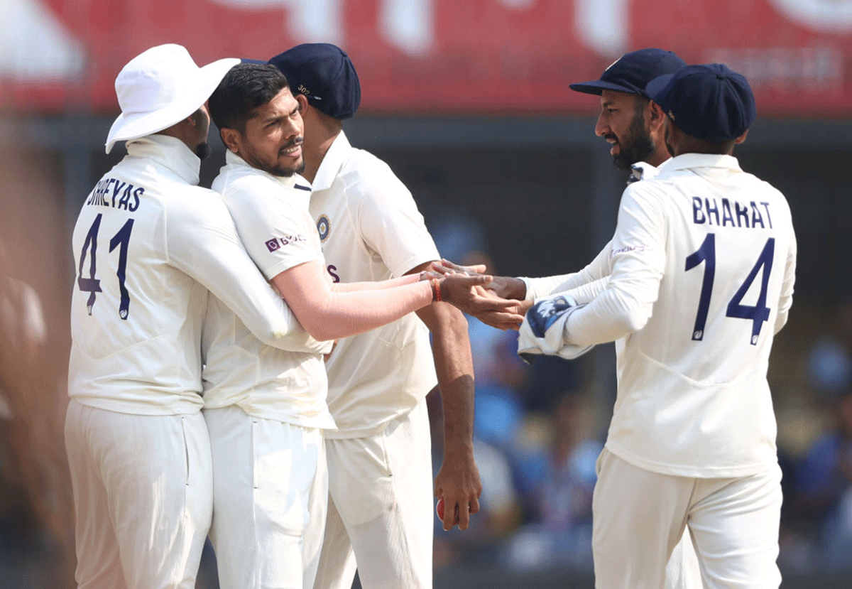 Umesh Yadav did the star turn for India in the morning session with a three-wicket burst