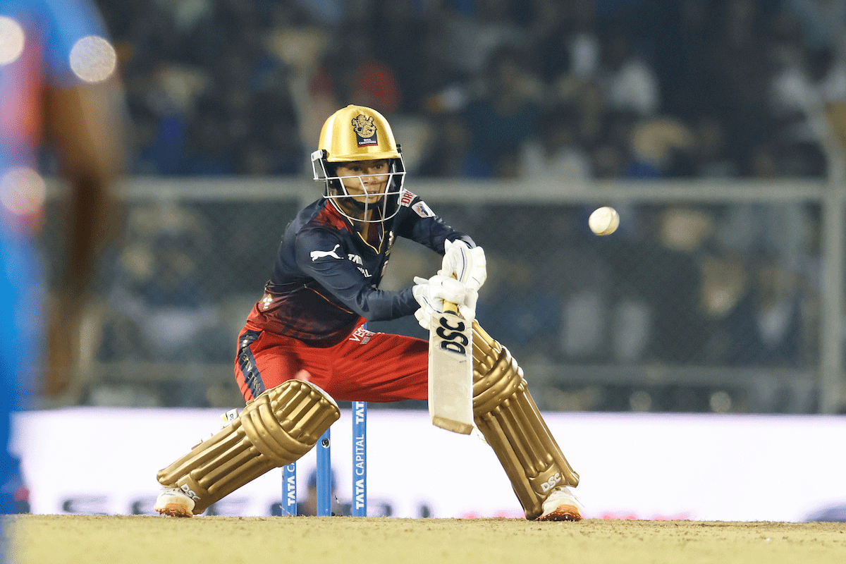 Debutant Shreyanka Patil impressed with a 15-ball 23 down the order