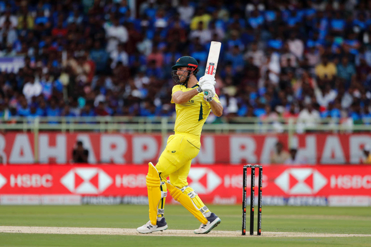 Mitchell Marsh struck a 28-ball 50 en route his match-winning innings of 66 not out 