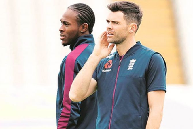 Jofra Archer and James Anderson