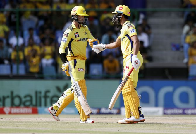 CSK's openers Ruturaj Gaikwad and Devon Conway put on a 141-run stand