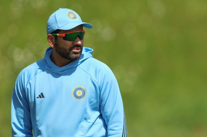 Captain Rohit Sharma joined training session at the Arundel Castle Cricket Club