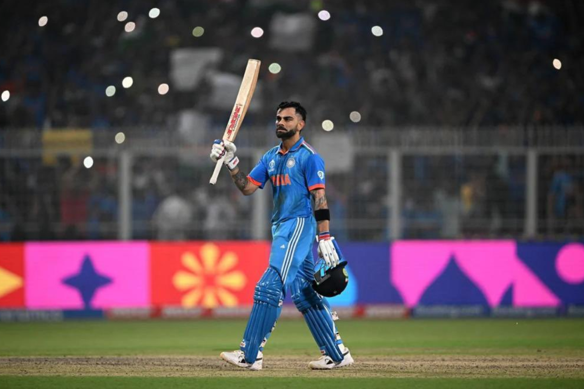 Virat Kohli hit a 101 not out against South Africa, equalling Sachin Tendulkar's record of 49 international centuries