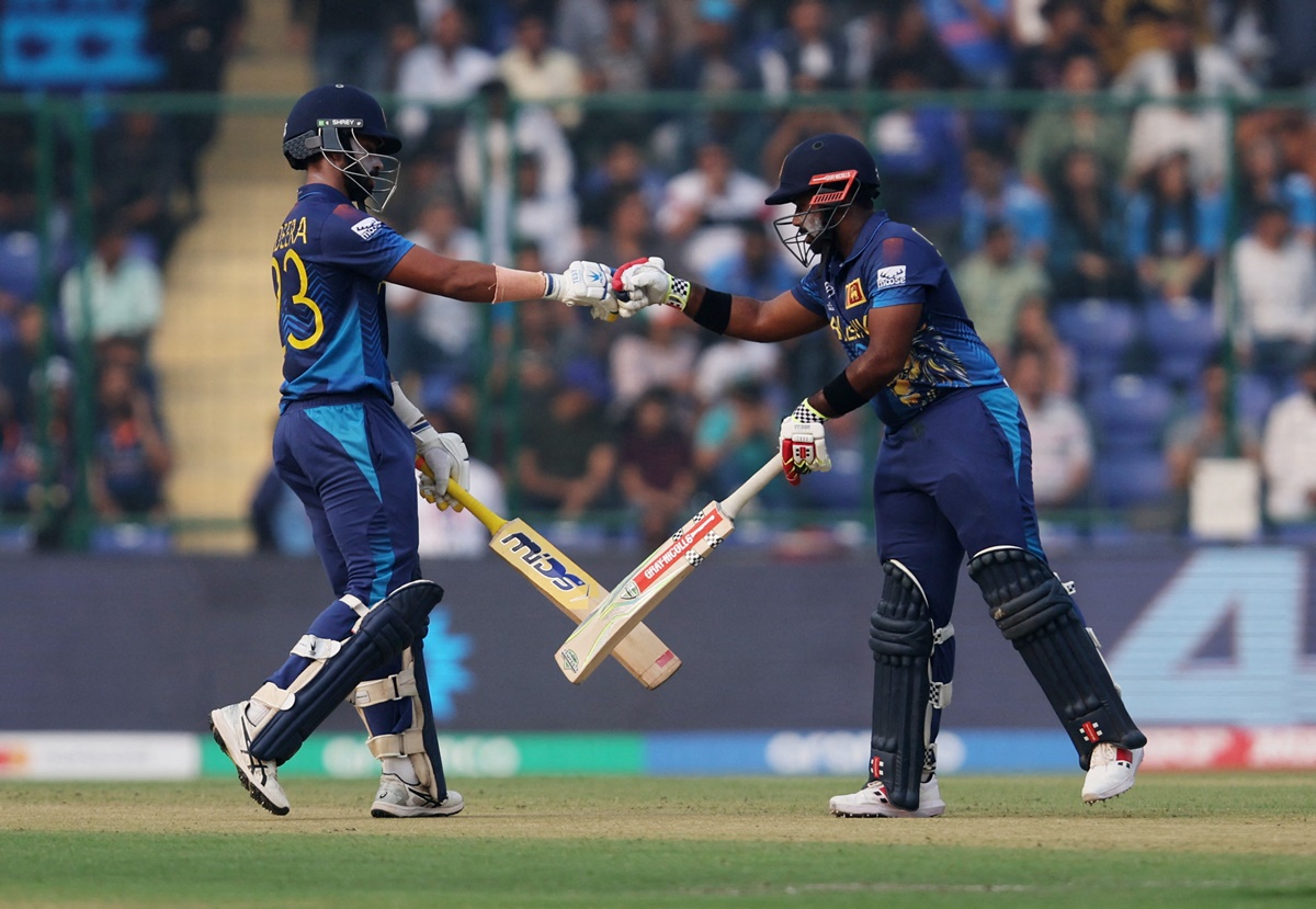 Sadeera Samarawickrama and Charith Asalanka launched a fightback with quick runs