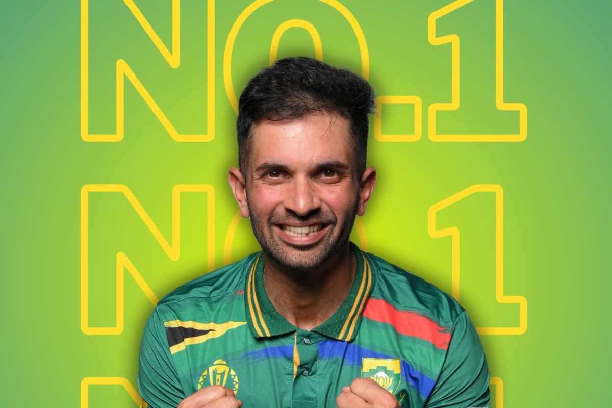 Keshav Maharaj is the No 1 ODI bowler