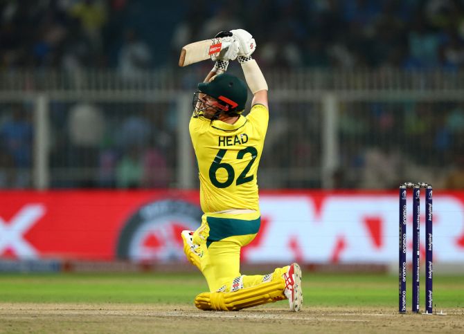 Opener Travis Head hit a 62 off 48 balls to give the Aussies a rollicking start