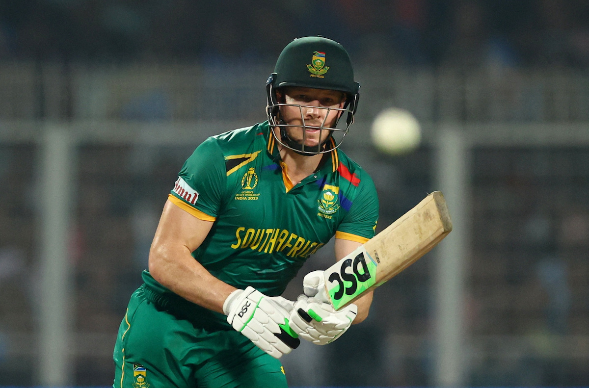 David Miller scored an important century to take South Africa past 200