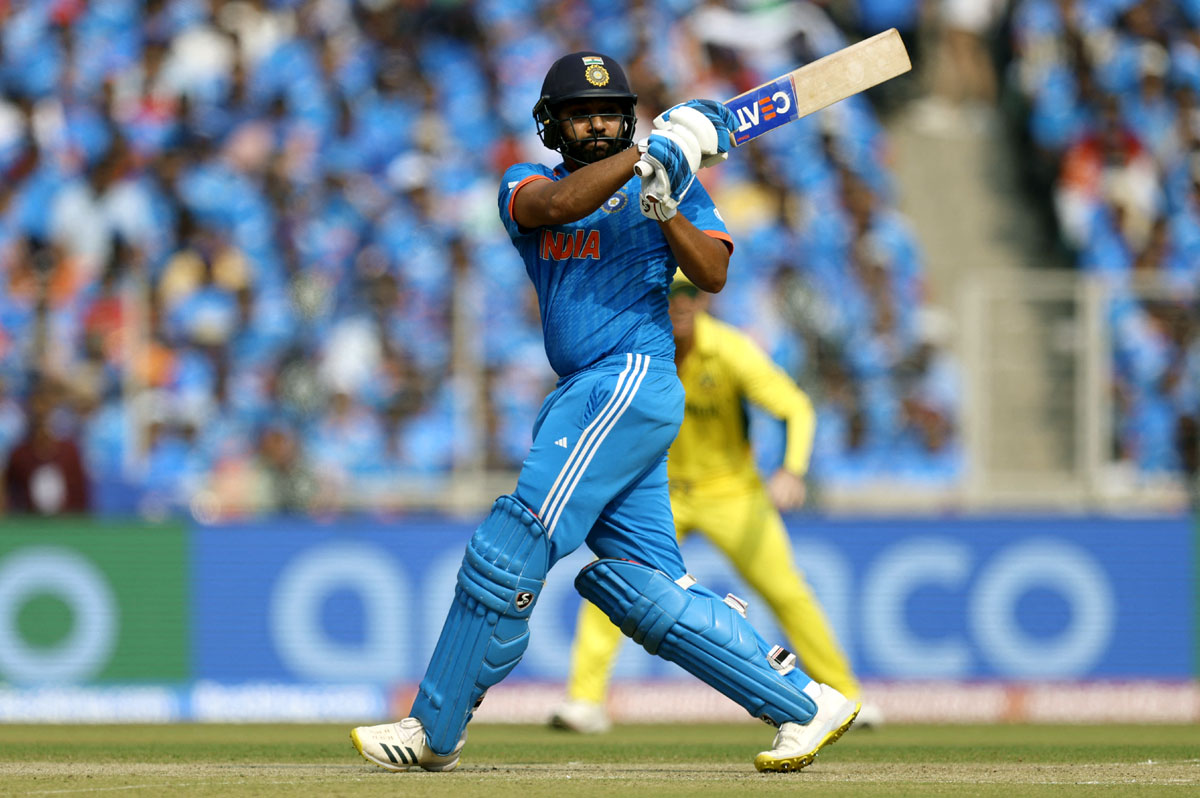 India's Rohit Sharma gave India a quick start
