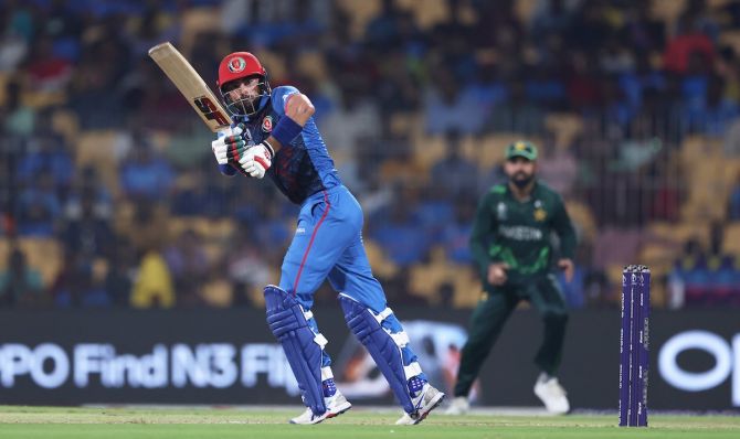 Rahmanullah Gurbaz made a stroke-filled 65 off 53 balls