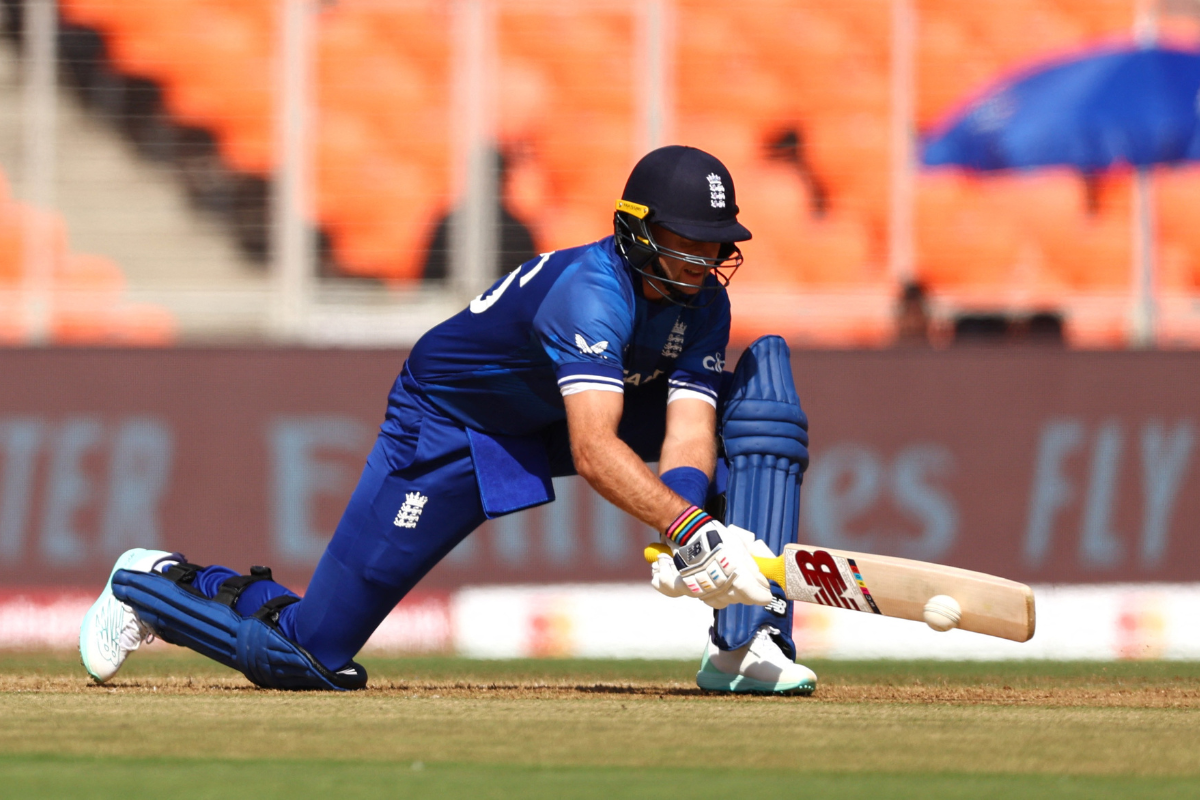 Joe Root top-scored for England with 77