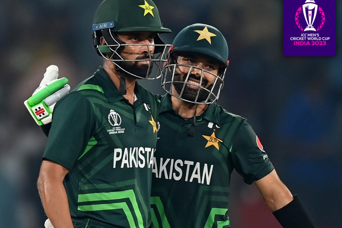 Tons from Abdullah Shafique and Mohammed Rizwan guide Pakistan to the most successful chase in the history of the ICC World Cup