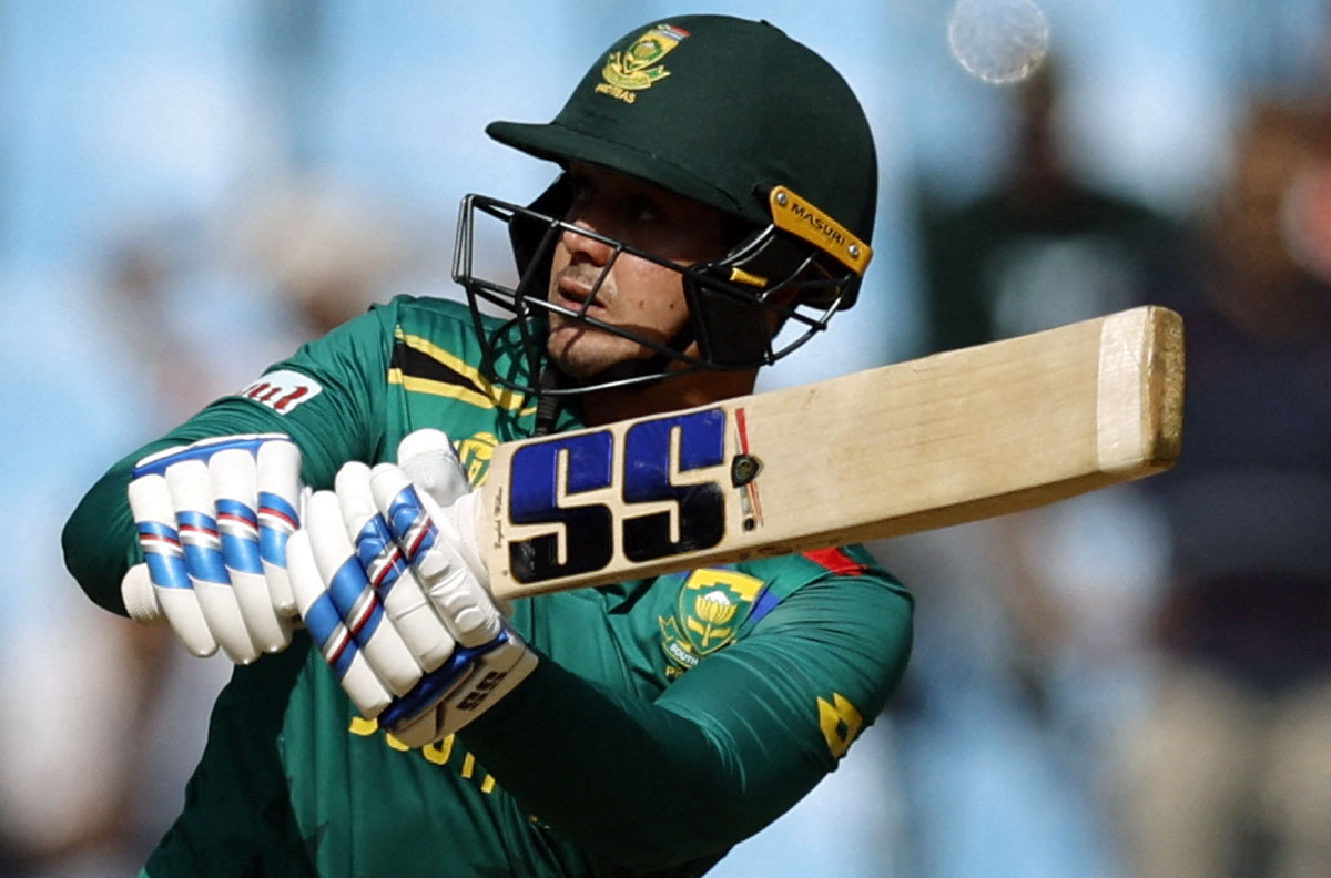  South Africa opener Quinton de Kock continued his good form with his second century in a row in the World Cup