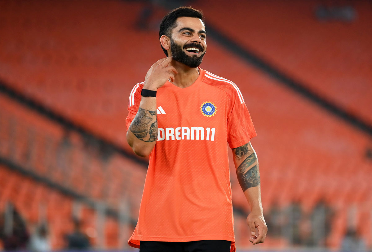 Virat kohli orange sales jersey