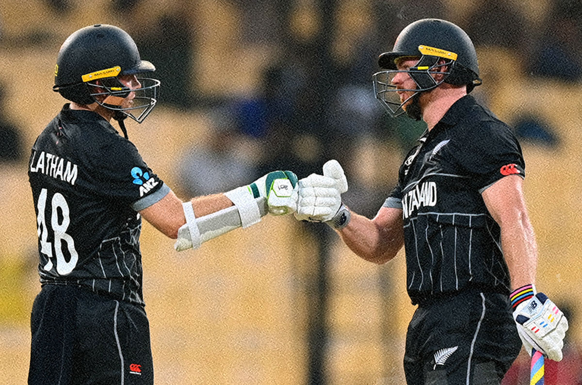 Tom Latham and Glenn Phillips rescued New Zealand with a 144-run stand for the fifth wicket after losing string of early wickets