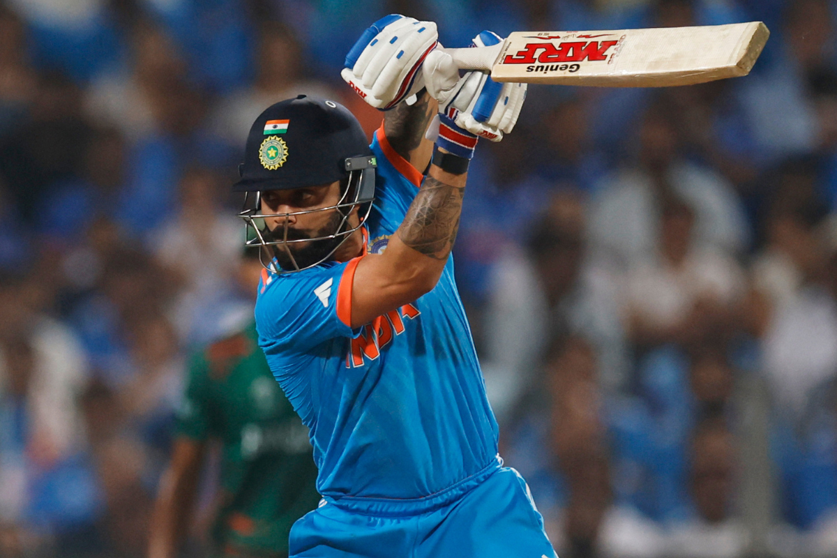 India's Virat Kohli got after the bowling from the outset