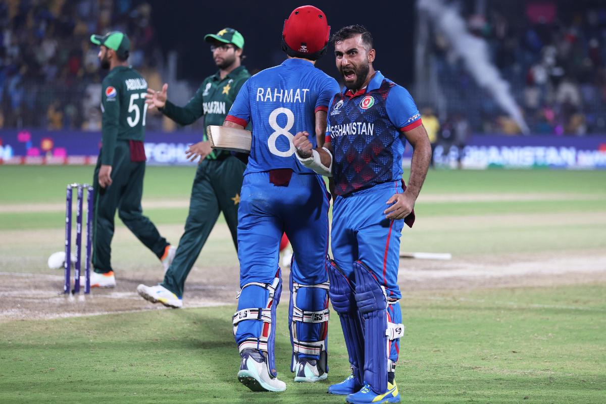 Afghanistan captain Hashmatullah Shahidi's face says it all