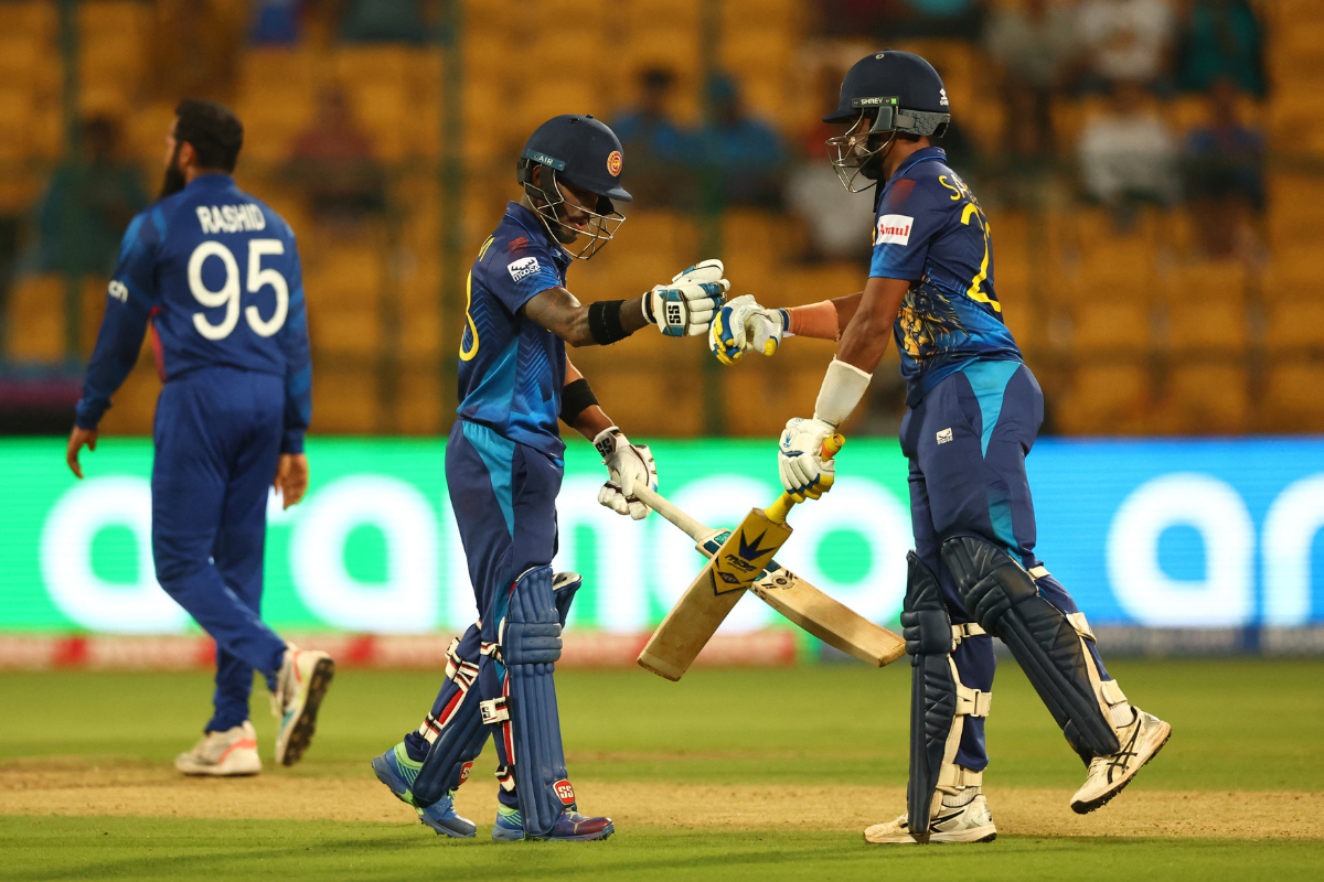 Sri Lanka's Sadeera Samarawickrama and Pathum Nissanka put on a match-winning 137-run stand