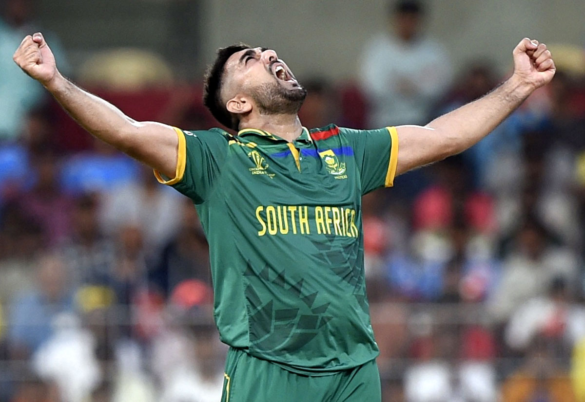 Tabraiz Shamsi was the 'Player of the Match' in the last-ball thriller against Pakistan last week