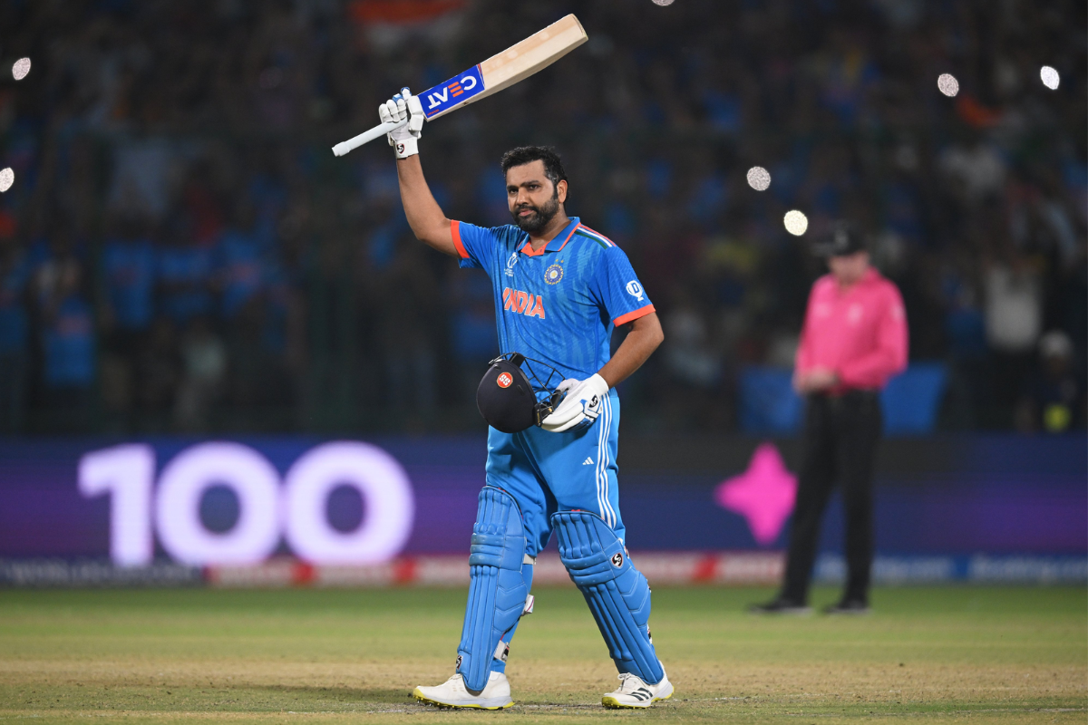Rohit Sharma scored the fastest century by an Indian in the ICC Cricket World Cup
