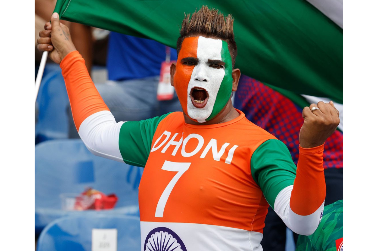 Indian cricket fans brought the stadium to life in Pallekele on Saturday
