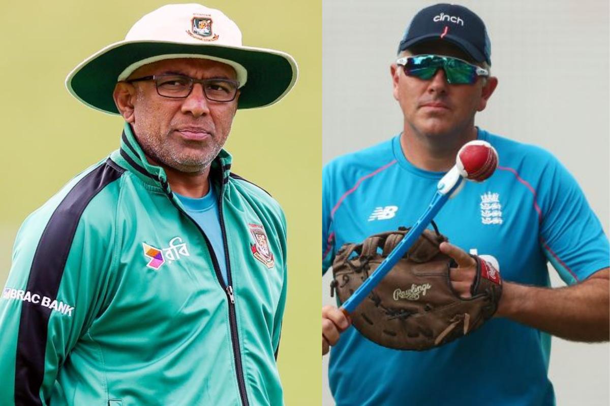 Sri Lanka Chris Silverwood and Bangladesh coach Chandika Hathurasingha