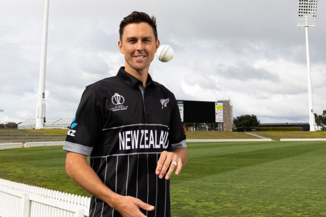 Trent Boult is all smiles