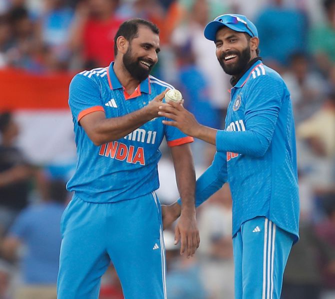 Mohammed Shami picked up a five-wicket haul as India restricted Australia to 276