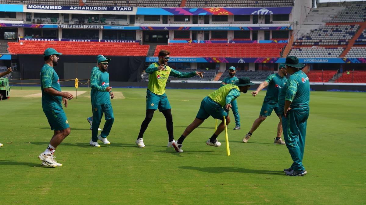 Six Feet Nine Inches Tall Net Bowler Nishanth Stands Out In Pakistan s 