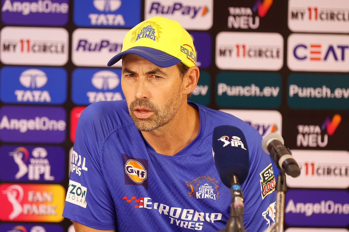 CSK's Head Coach Stephen Fleming