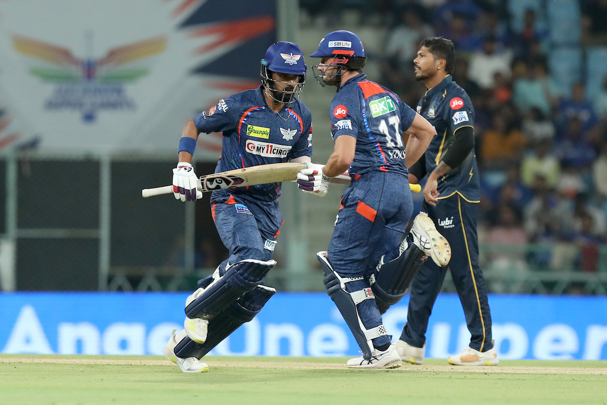 KL Rahul and Marcus Stoinis steadied the LSG’s innings after the loss of early wickets.