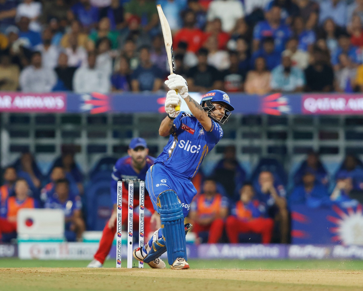 Ishan Kishan gave Mumbai Indians a rousing start before scoring 69 off 34 balls, which included 7 fours and 5 sixes.