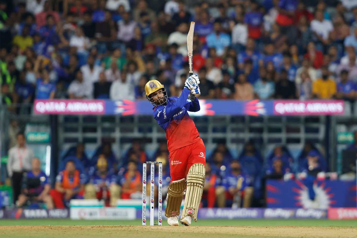 Rajat Patidar led Royal Challengers Bengaluru's recovery after the loss of early wickets with a 26-ball 50.