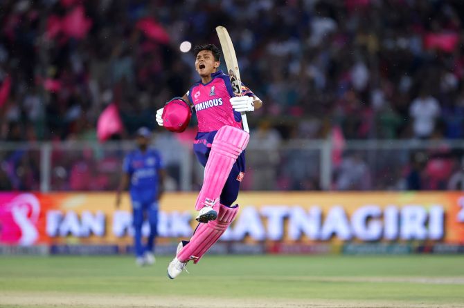 Yashasvi Jaiswal smashed a 60-ball 104 to help Rajasthan Royals to victory