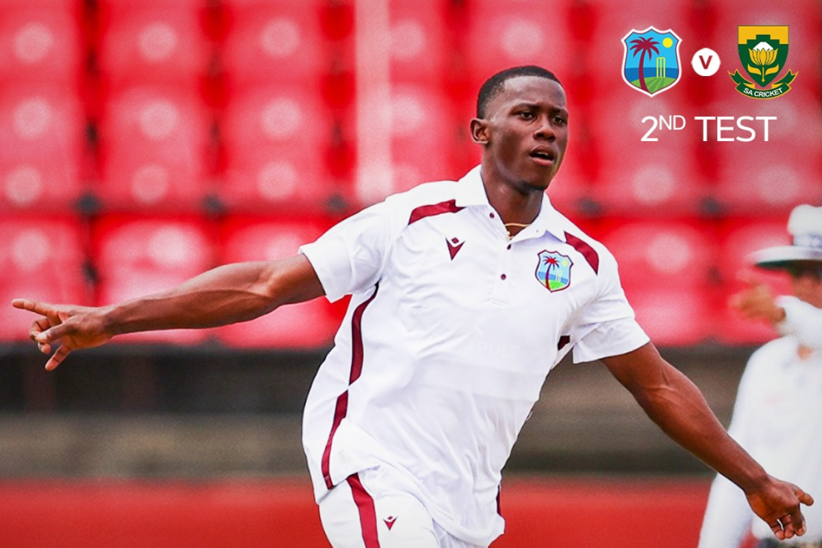 Windies pacer Shamar Joseph picked five for 33 against South Africa before the hosts were in trouble at 56 for 6