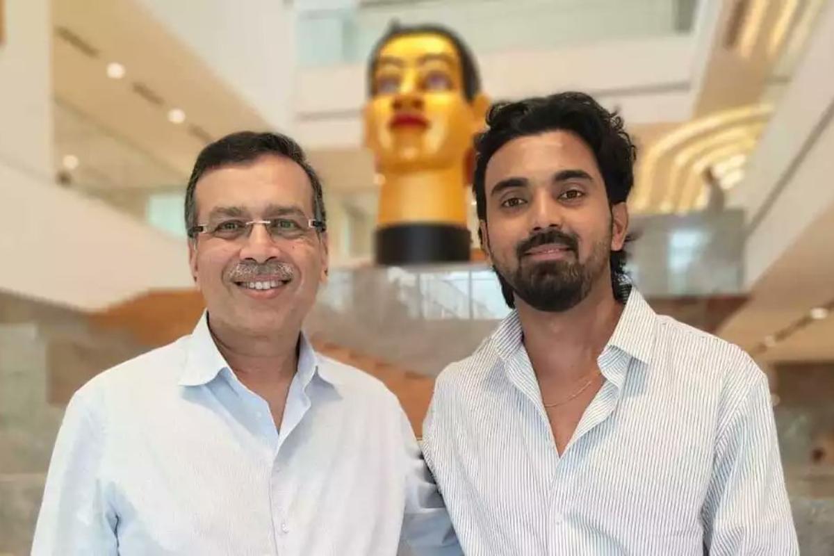 KL Rahul and Sanjiv Goenka