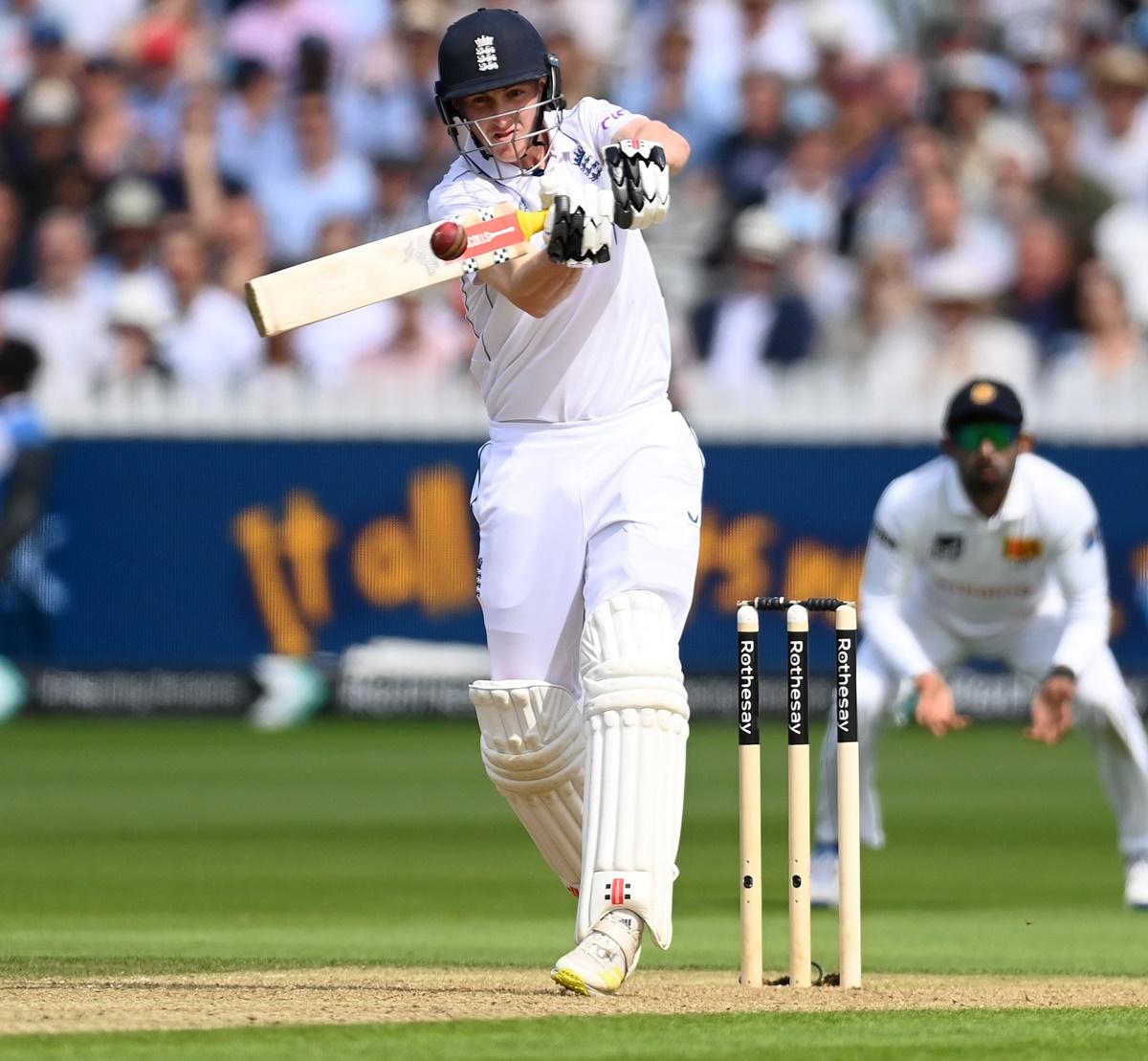 Harry Brook hit five fours before being dismissed for 33 off 45 balls