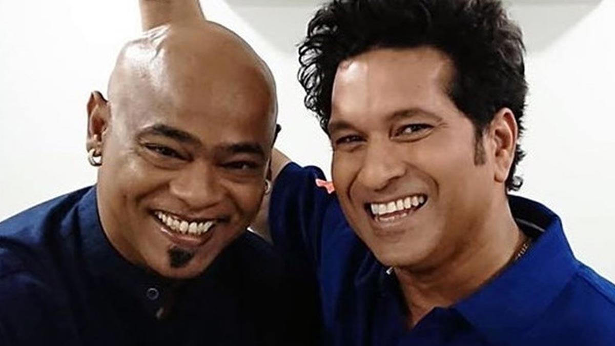 Vinod Kambli with Sachin Tendulkar