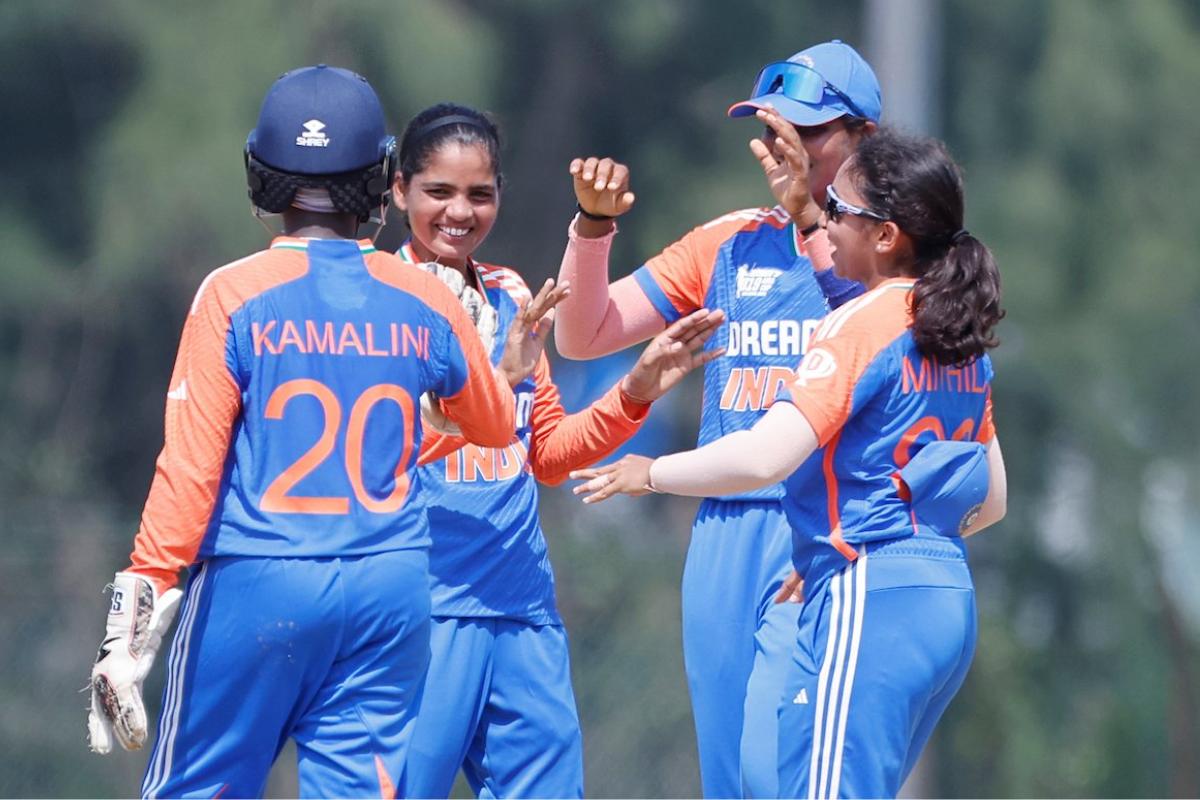 Ledt-arm spinner Sonam Yadav picked 4 for 6 to help India restrict Pakistan to a paltry 67 for 7 in their Under 19 Asia Cup Group A match in Kuala Lumpur on Sunday